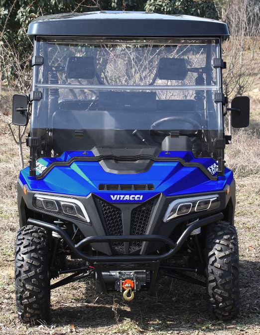 Victory 450 Gas Golf Cart, Electronic Fuel Injection, 4WD, Automatic with Reverse, Deluxe Alloy Wheels, Front Winch, Windshield - Image 14