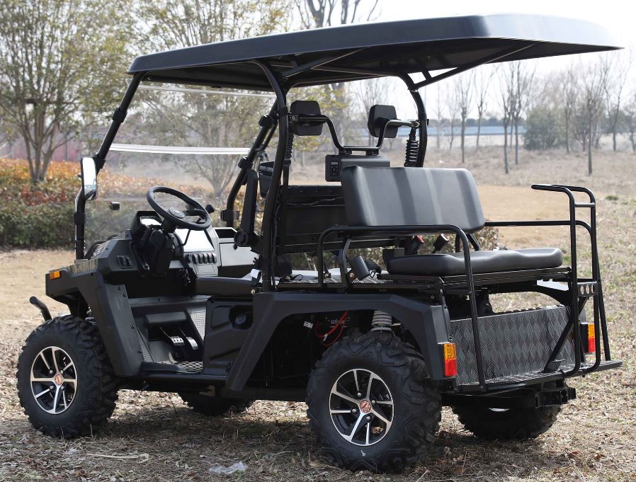 Victory 450 Gas Golf Cart, Electronic Fuel Injection, 4WD, Automatic with Reverse, Deluxe Alloy Wheels, Front Winch, Windshield - Image 17