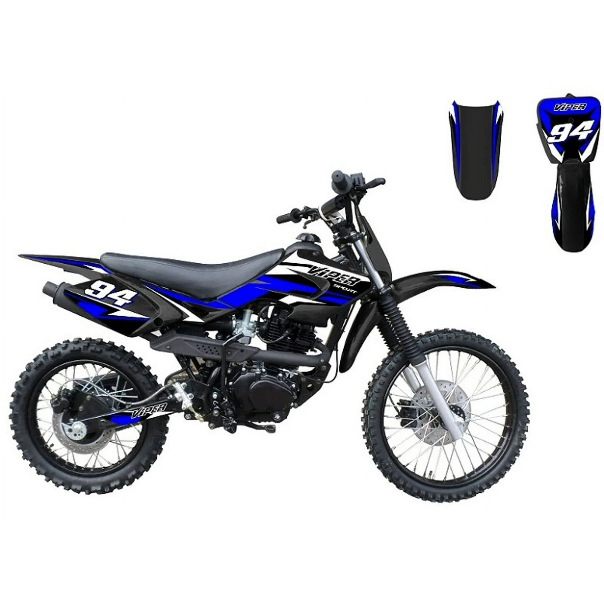 Viper 150cc Dirt Bike 5-Speed Manual Kick Start (19/16) Wheels, Ages 16 and up - Image 2