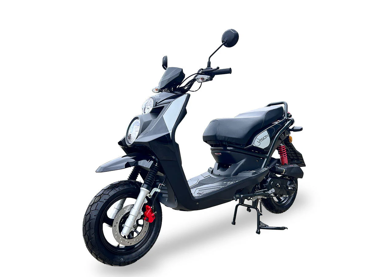 Vision 150cc Street Scooter, Automatic, Front Disc Brake, 12 inch Aluminum Wheel - Image 3