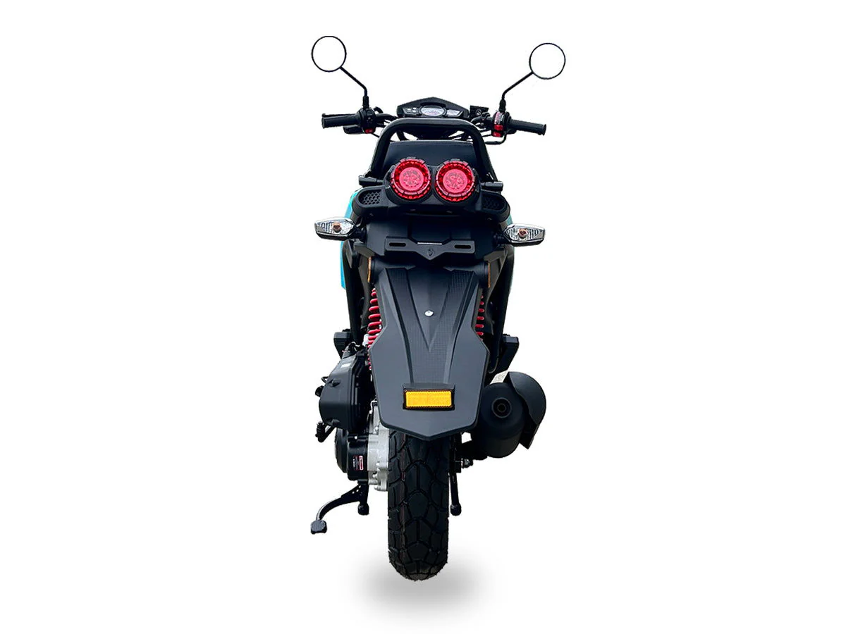 Vision 50cc Street Scooter, Automatic Shifting, Front Disc/Rear Drum Brakes, 12 inch Aluminum Wheels - Image 11