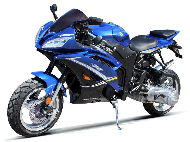 Wasp 200 Sport Motorcycle, Automatic Shifting, Hydraulic Disc Brakes, 13-inch Alloy Wheels - Image 3