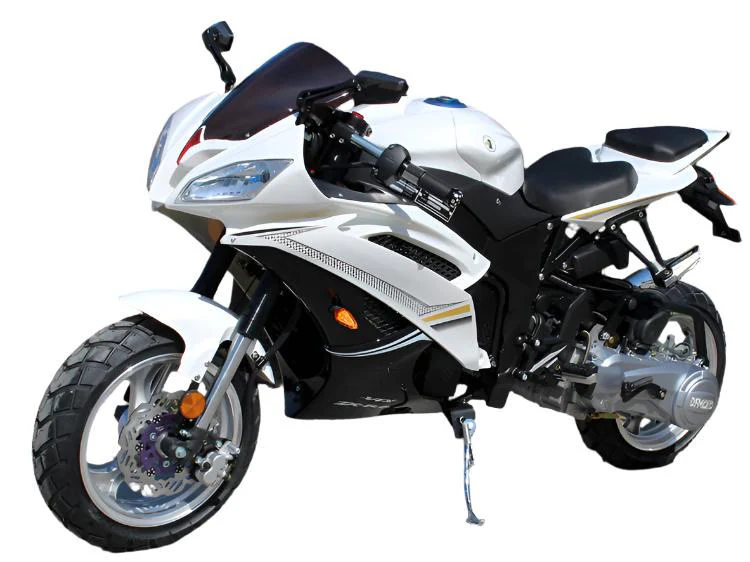 Wasp 50cc Sport Motorcycle, Automatic Shifting, Front Disc Brake, 13-inch Alloy Wheels - Image 4