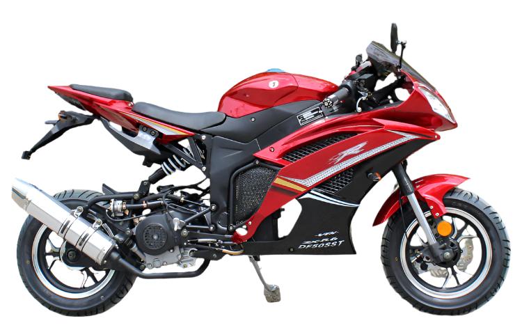 Wasp 50cc Sport Motorcycle, Automatic Shifting, Front Disc Brake, 13-inch Alloy Wheels - Image 8