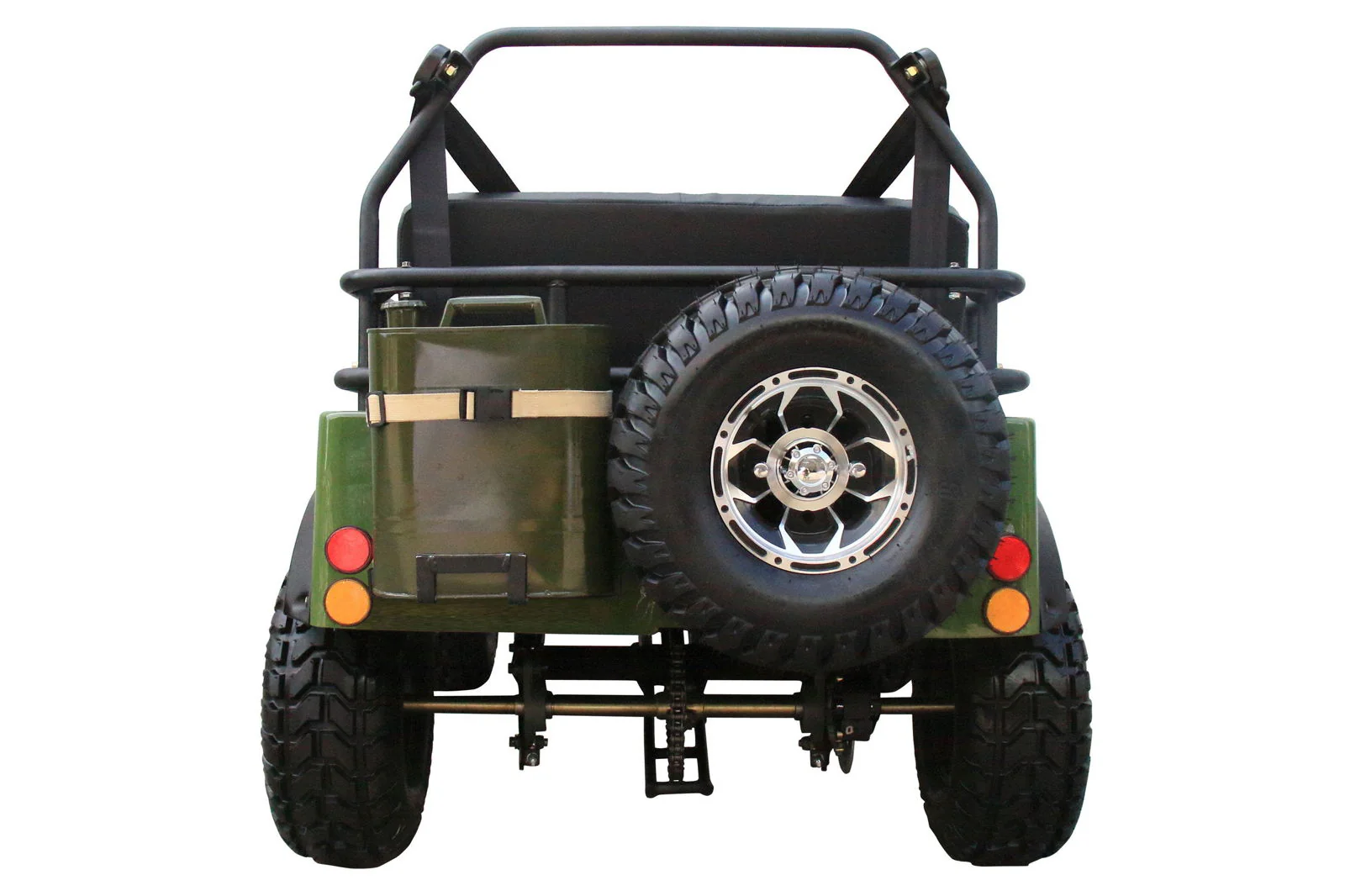 Willys Style Jeep Go Kart, 125cc Gas Engine, 3-speed with Reverse, Ages 12 and up - Image 12
