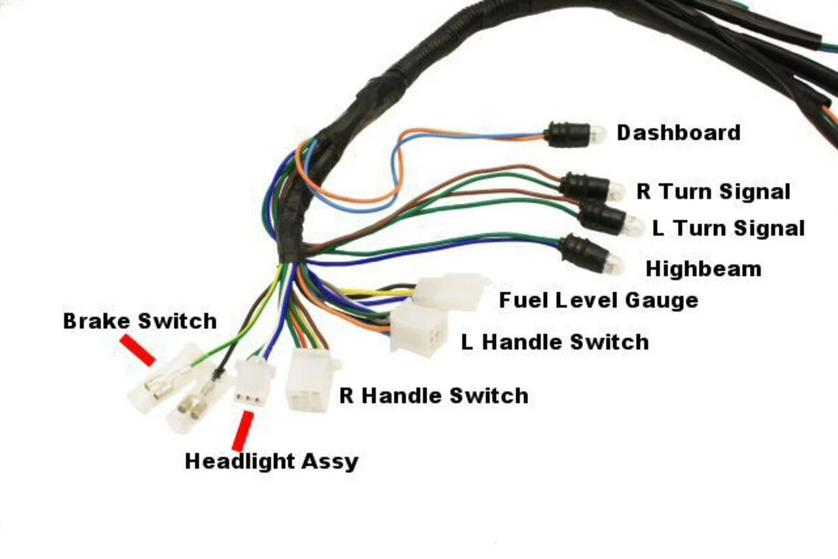 Wiring Harness for 50cc QMB139 Engine - Image 6