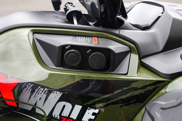 X-Wolf 700cc EFI Utility ATV, Automatic with H/L Gear, 12 inch Alloy Wheels, LCD Digital Dash - Image 8