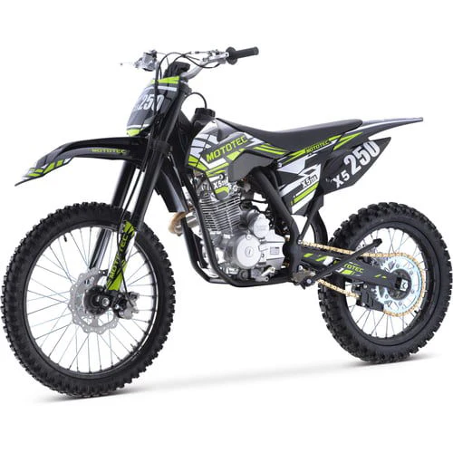 X5 250cc Dirt Bike, 4-Stroke, Electric Start, Manual 5-Speed, 21/18 inch Wheels - Image 2
