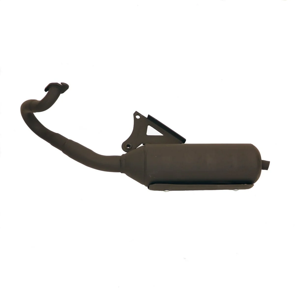YMS V8 Performance Exhaust for Minarelli 90cc - Black - Image 2